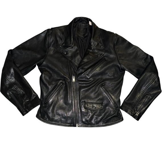 Levi’s Black Leather Jacket - Picture 1 of 4